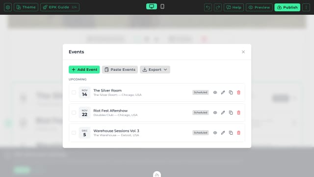 Link your Events