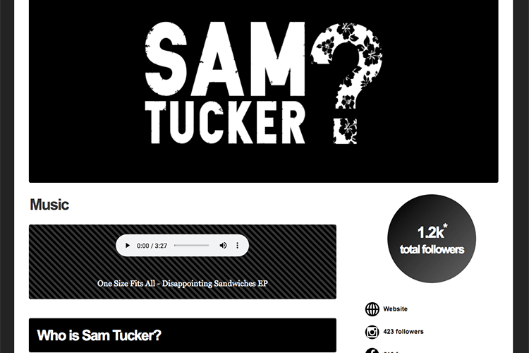 EPK example -Sam Tucker